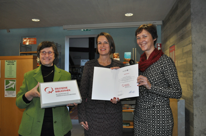 Erstes Qualitätssiegel »Erlesene Bibliothek« in Thüringen verliehen